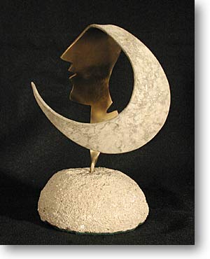 Man in the Moon (Contemporary Bronze)