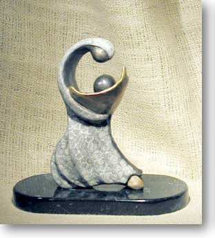 Modern Madonna (Contemporary Bronze)