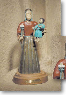 La Madona de Santa Fe (Southwestern Bronze)